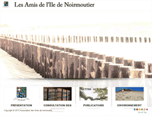 Tablet Screenshot of amis-ile-noirmoutier.fr